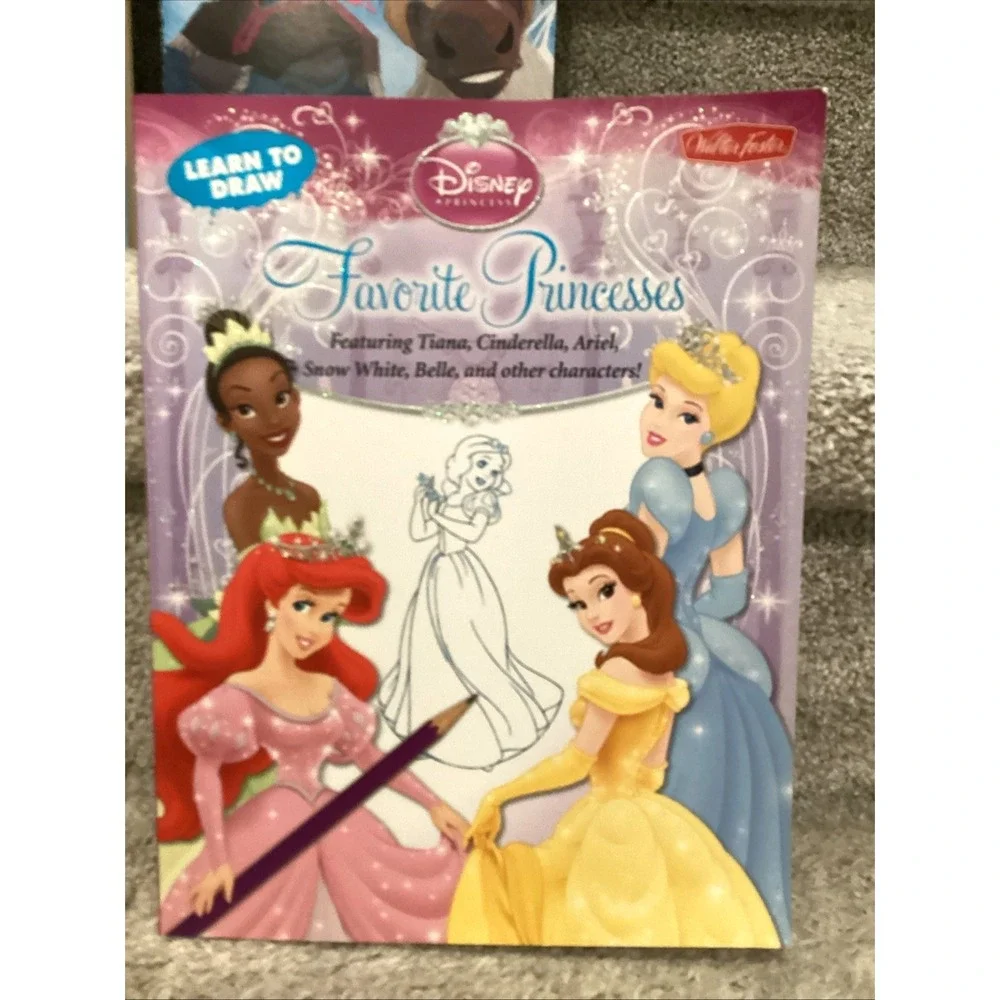 Disney Princess Books Leveled Readers, Drawing‎ & Activities - 13 Books Big Lot!